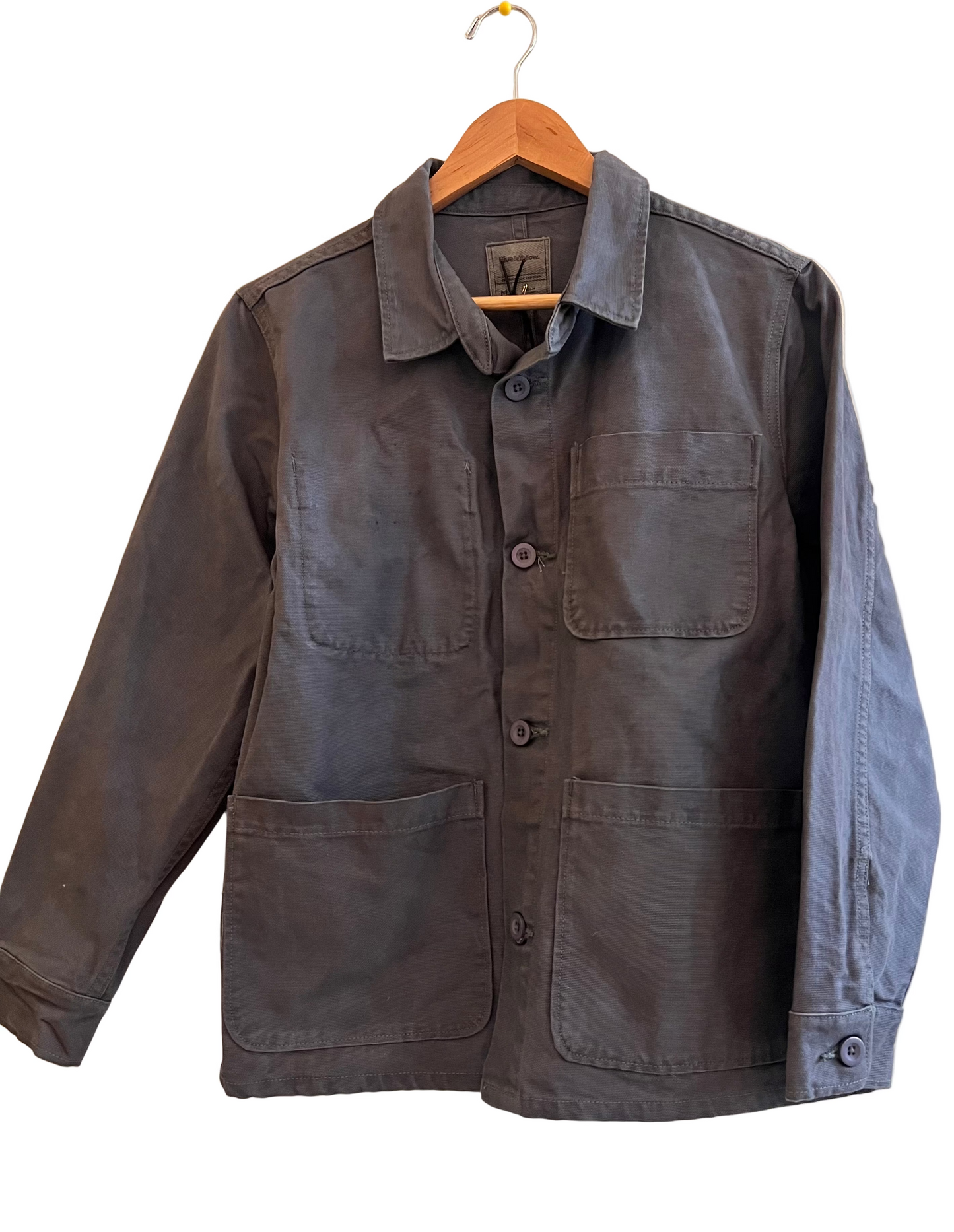 Chore Coat with Blue & Yellow Project