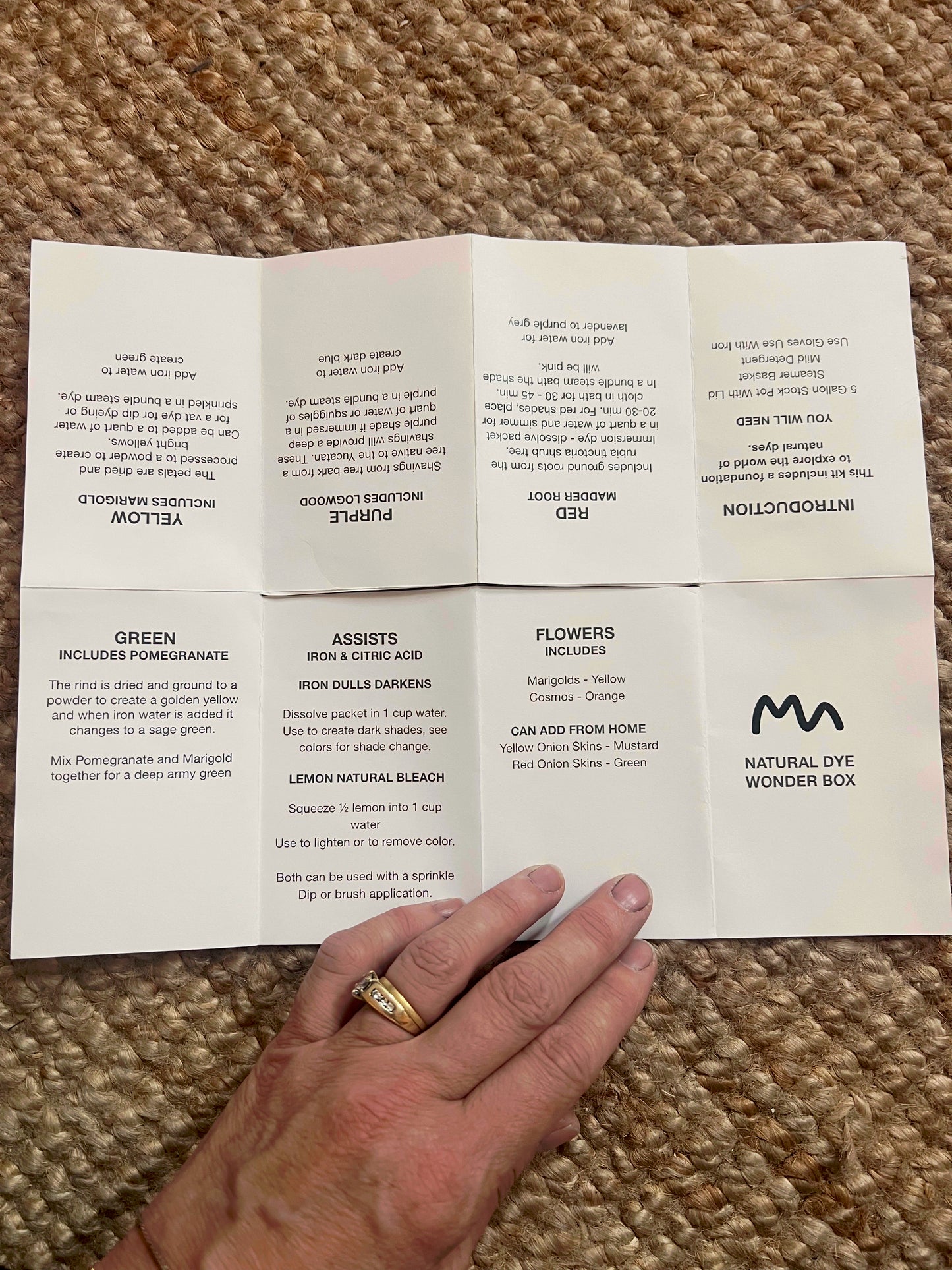 Natural Dye information