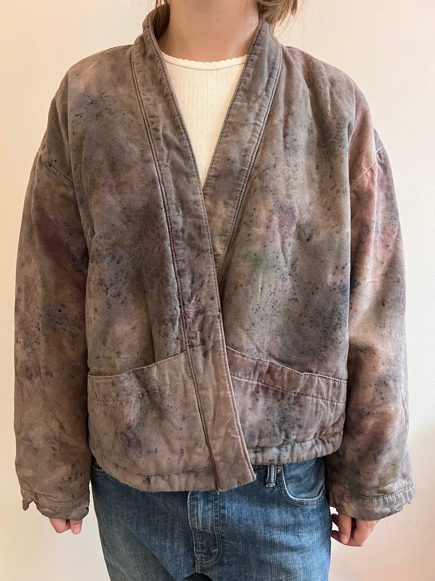 Shortie Bubble Coat Olive Mash