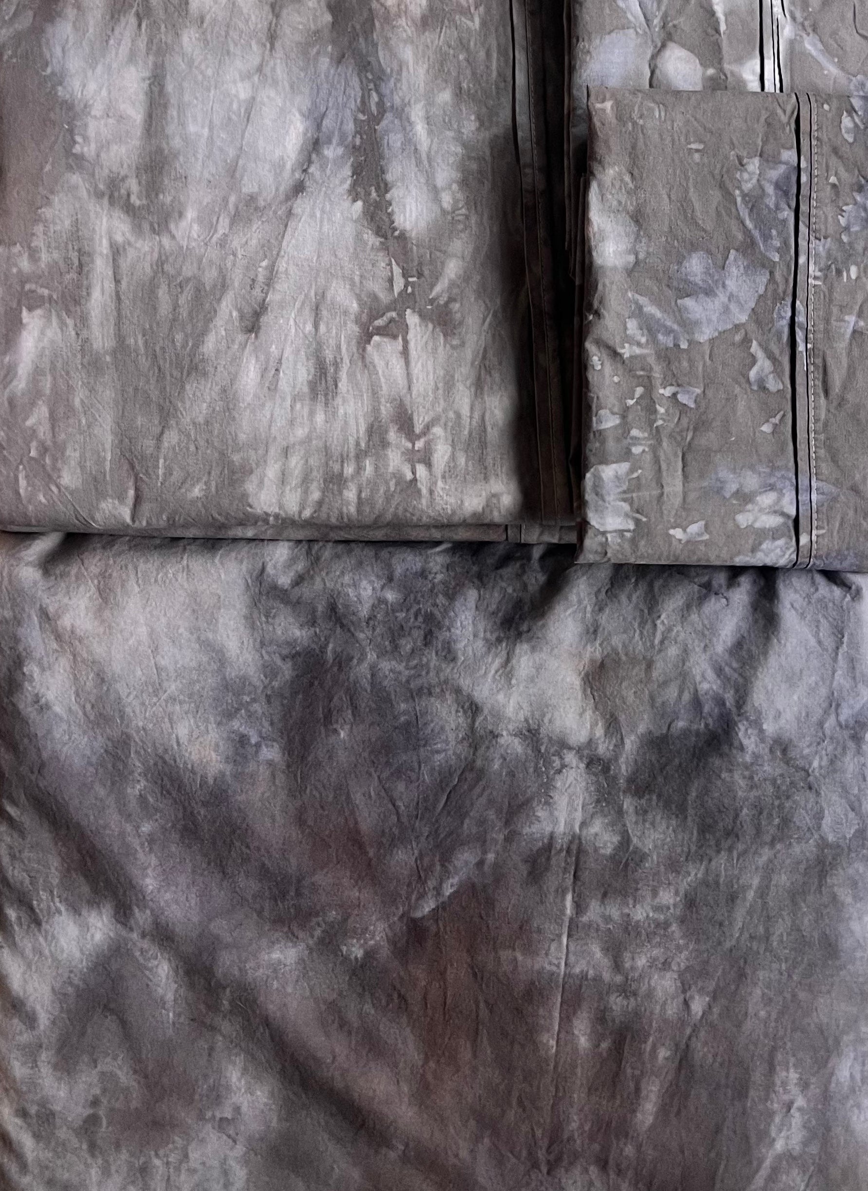 Naturally dyed queen size sheet set