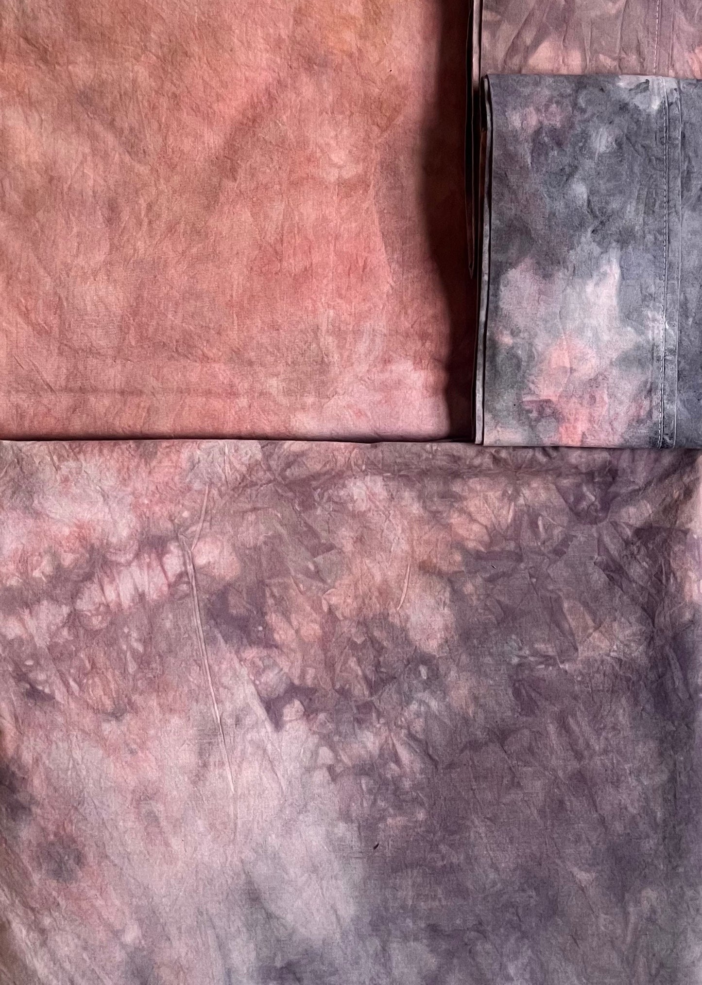 Naturally dyed queen cotton percale sheet set