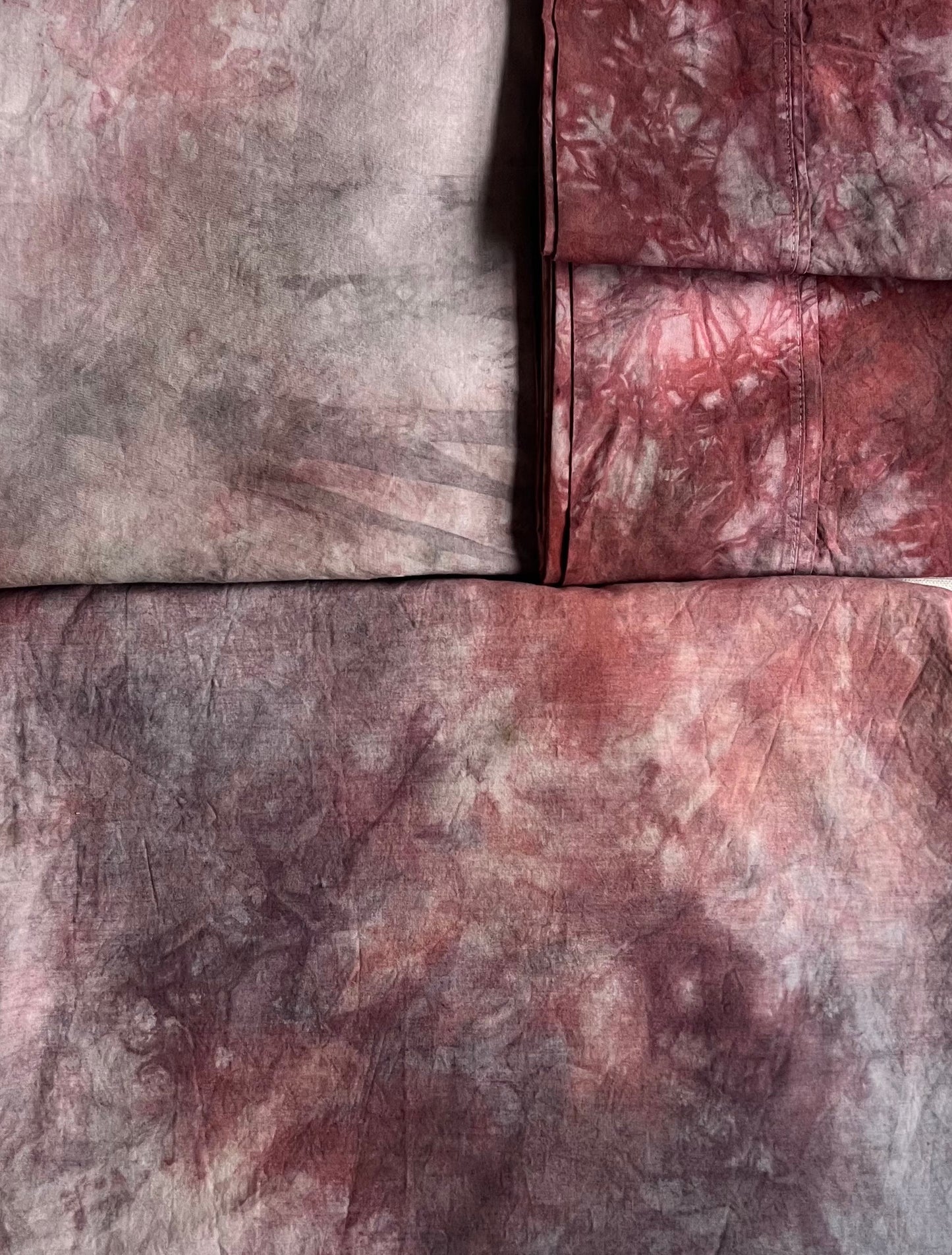 Naturally dyed queen cotton percale sheet set