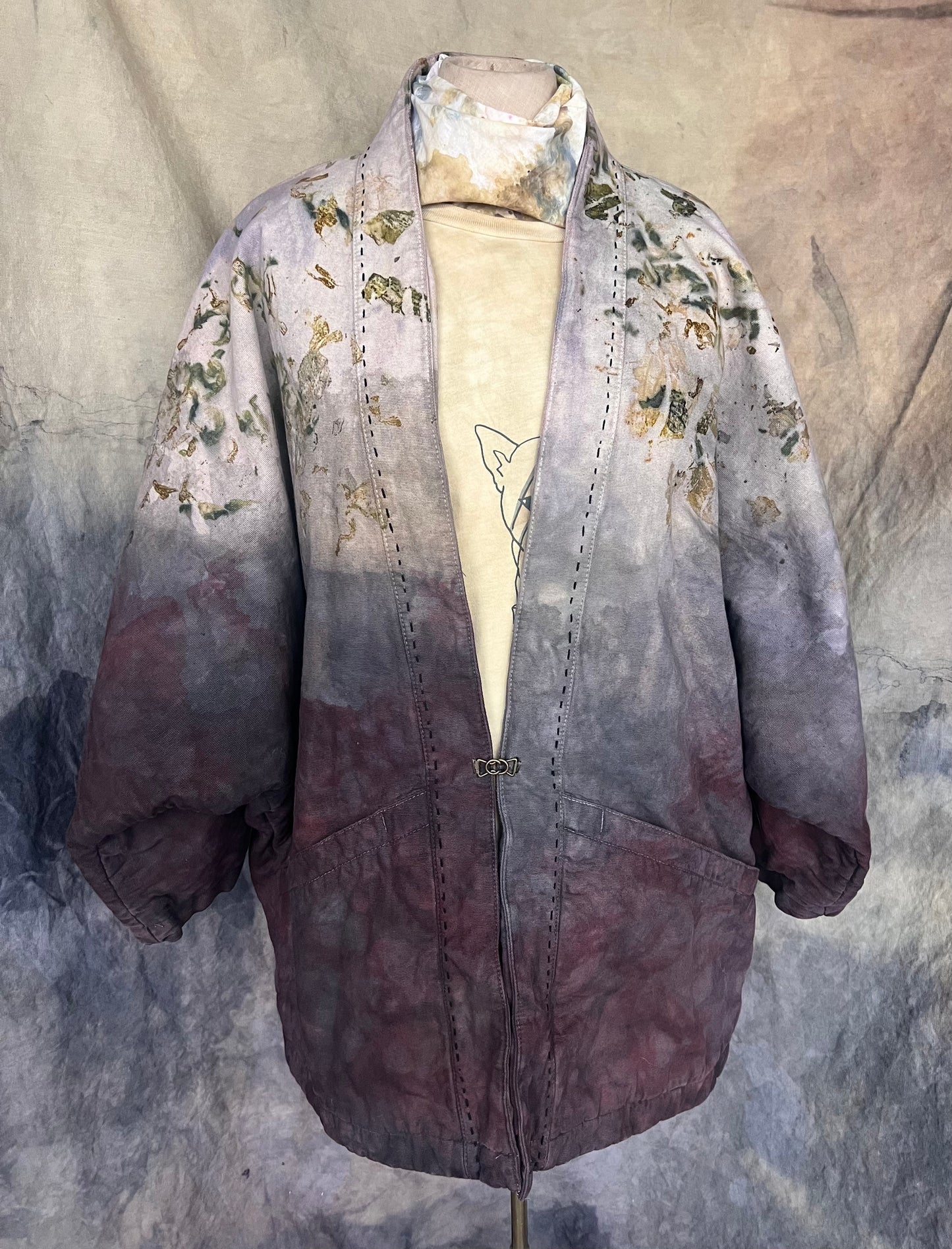 Bubble Coat Dark Wine