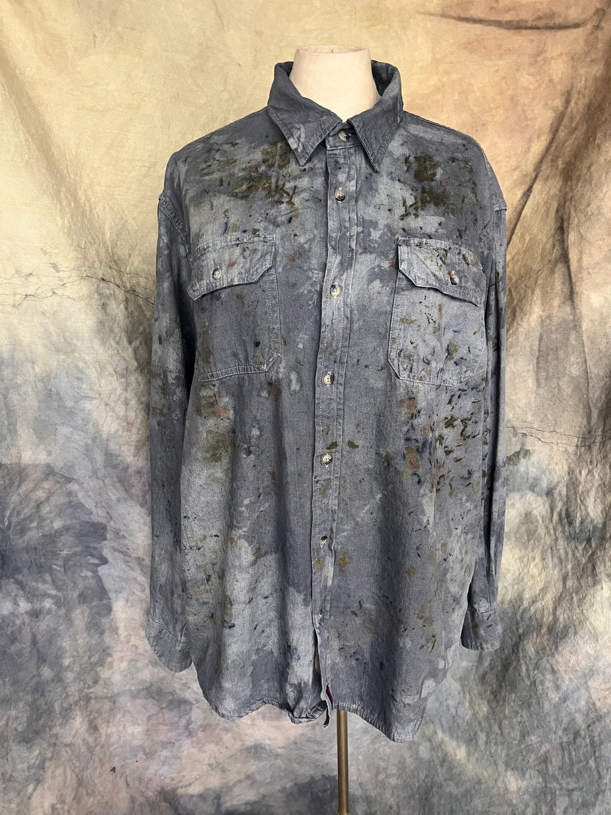 Natural Dyed vintage Wrangler shirt