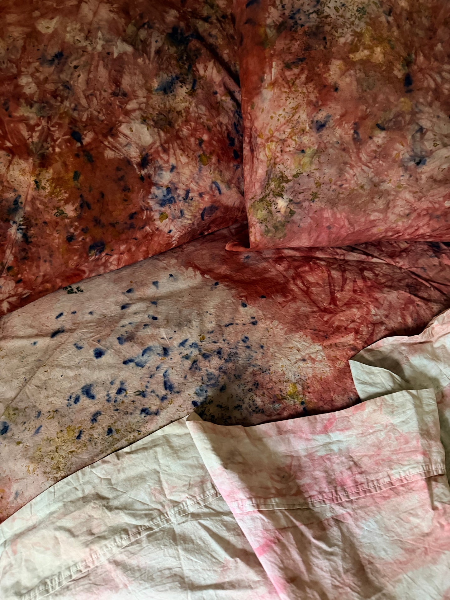 Naturally Dyed Percale Cotton Queen Sheets