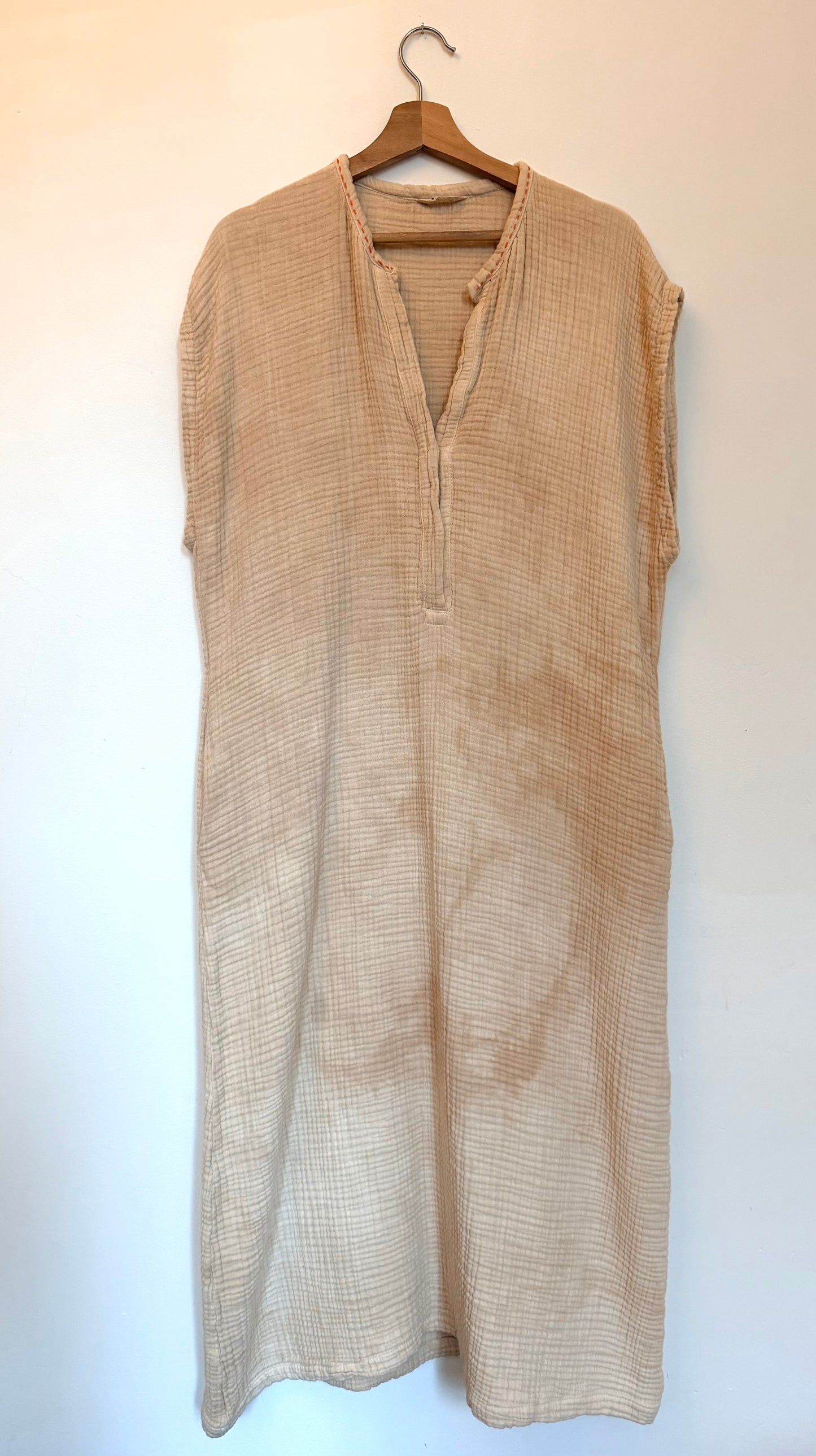 beige lounge dress