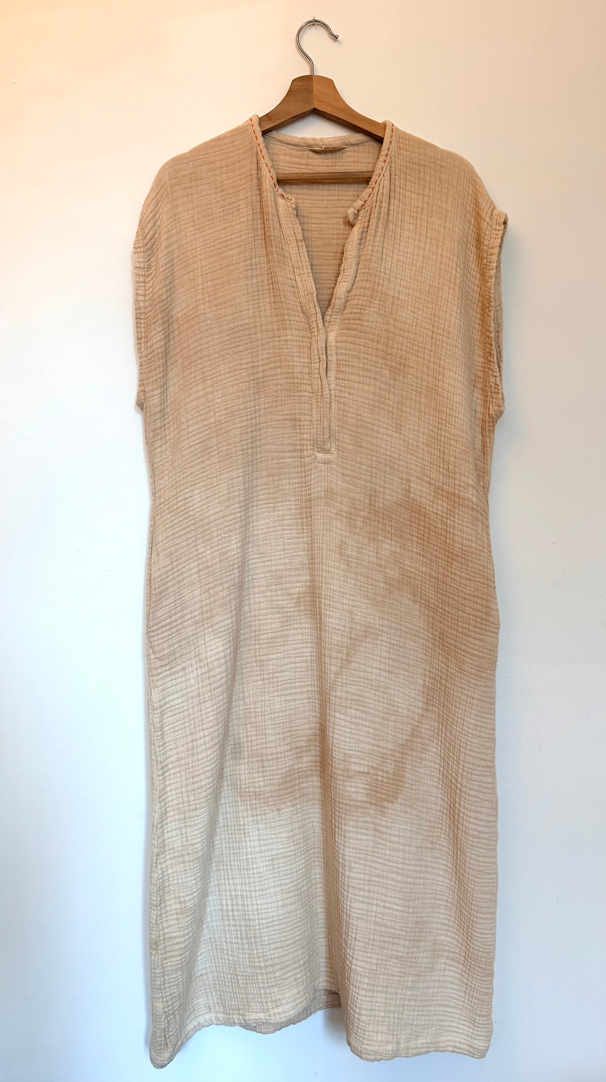 beige lounge dress