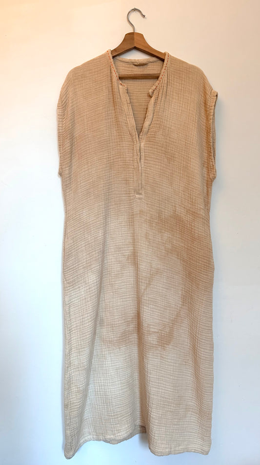 beige lounge dress
