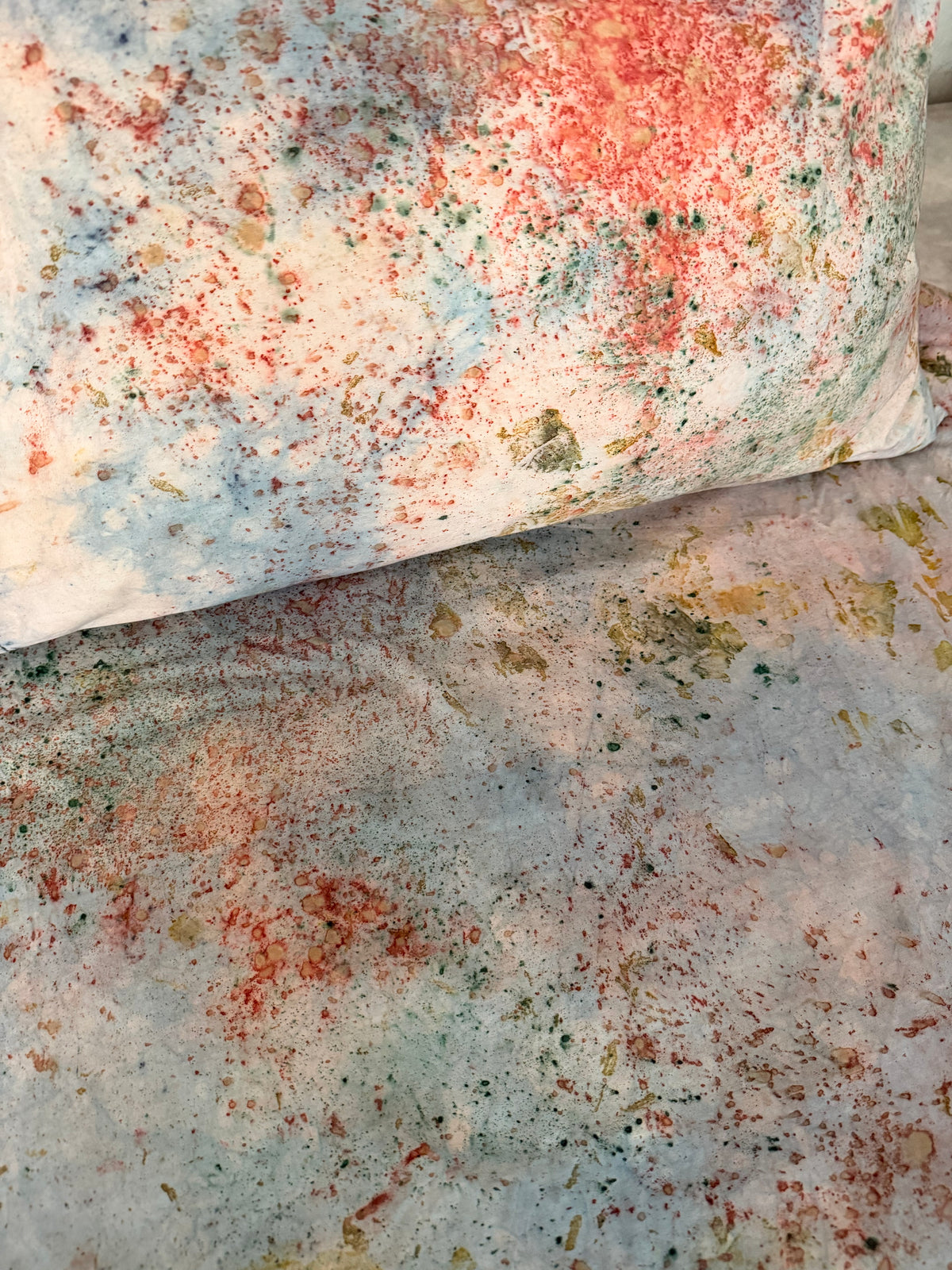 indigo sheets closseup