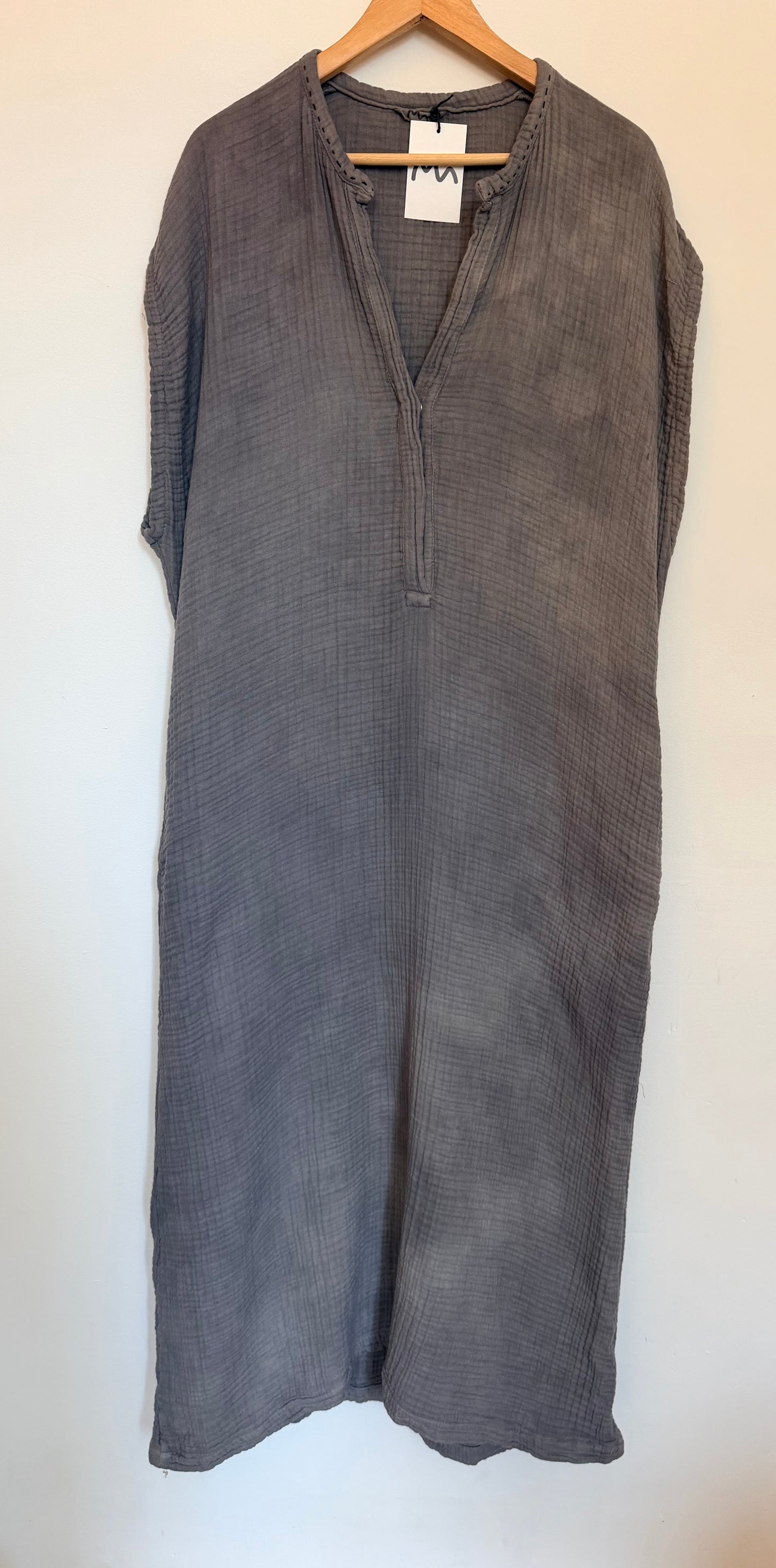 charcoal grey lounge dress 
